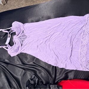 Victoria's Secret Lilac Lace Chemise